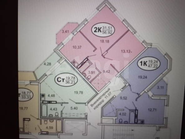 
  Продается студия 34 м². Фото 13.