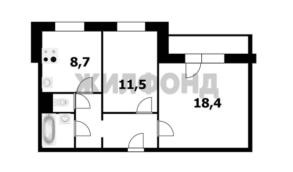 
  Продается 2-комн. квартира 49.9 м². Фото 18.