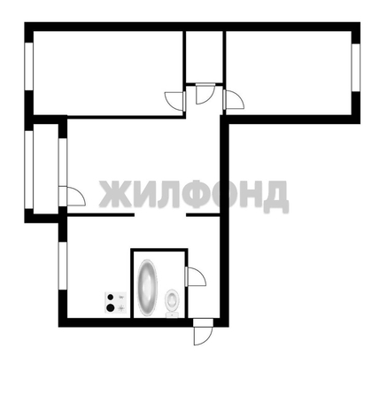 
  Продается 3-комн. квартира 58.4 м². Фото 17.