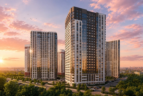 
  Продается 1-комн. квартира 46.63 м², в ЖК Астон. Шесть звёзд, 1. Фото 5.