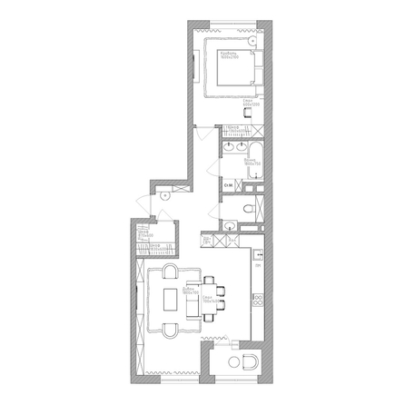 
  Продается 2-комн. квартира 68.85 м², в  Дом Нобель. Фото 3.