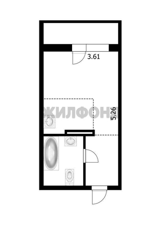 
  Продается студия 18.1 м². Фото 11.