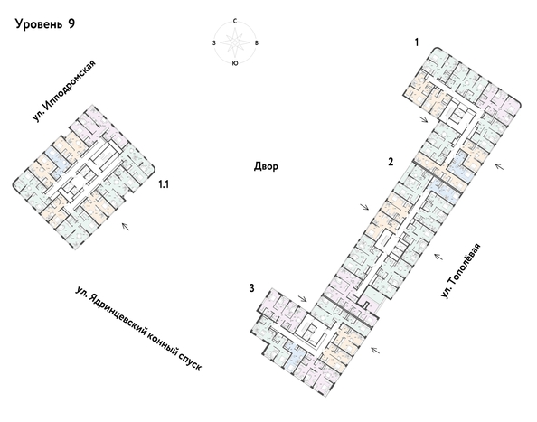 
  Продается 1-комн. квартира 41 м², в ЖК Страна.Тополевая, к 2. Фото 1.