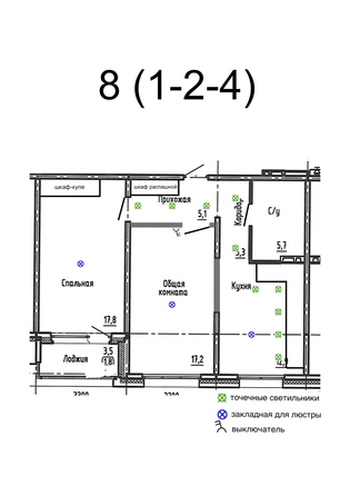 
  Продается 2-комн. квартира 63.8 м², в ЖК Акварельный 4.0. Фото 1.