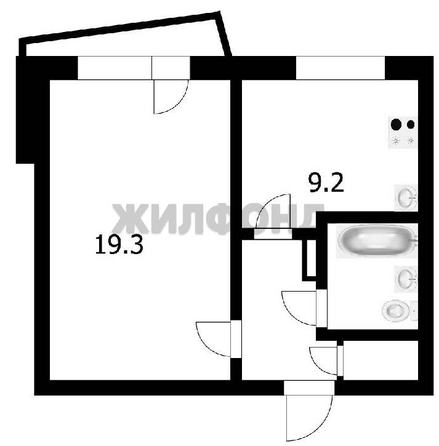 
  Продается 1-комн. квартира 37.6 м². Фото 25.