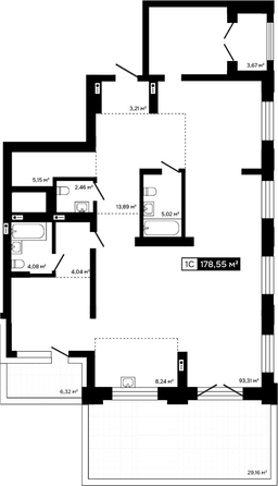 
  Продается студия 139.4 м², в ЖК Платина. Фото 1.
