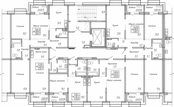 
  Продается 3-комн. квартира 82.5 м², в ЖК Гренландия, Лес дом 5. Фото 1.