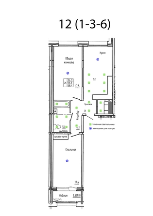 
  Продается 2-комн. квартира 68.4 м², в ЖК Гренландия, Лес дом 6. Фото 1.