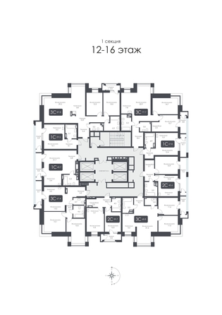 
  Продается 3-комн. квартира 87.8 м², в ЖК СИТИ ТАУЭРС, дом 1. Фото 37.