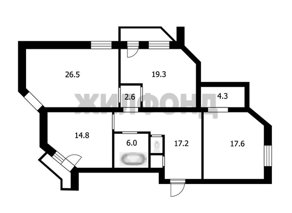 
  Продается 3-комн. квартира 112 м². Фото 17.