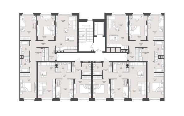 
  Продается 3-комн. квартира 97.28 м², в ЖК Новый Кедровый, дом 2. Фото 2.