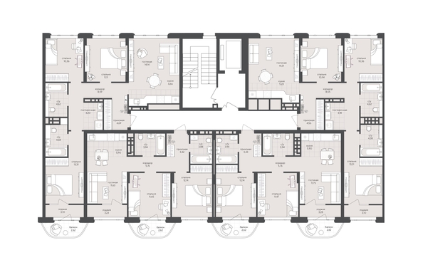 
  Продается 2-комн. квартира 64.17 м², в ЖК Новый Кедровый, дом 2. Фото 2.