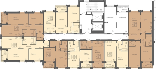 
  Продается 1-комн. квартира 38.1 м², в ЖК Гильдия. Фото 1.
