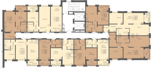 
  Продается 1-комн. квартира 38.2 м², в ЖК Гильдия. Фото 1.