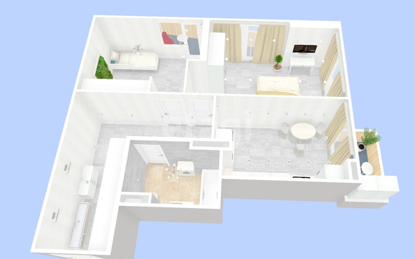 
  Продается 3-комн. квартира 68.57 м². Фото 7.