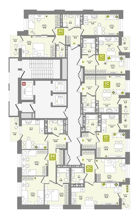 
  Продается студия 28.9 м², в ЖК Счастливый квартал, дом 1. Фото 1.