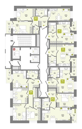 
  Продается студия 30.1 м², в ЖК Счастливый квартал, дом 1. Фото 1.