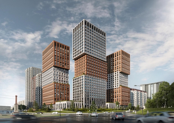 
  Продается 2-комн. квартира 45 м², в ЖК Лемонт, башня Маре. Фото 1.