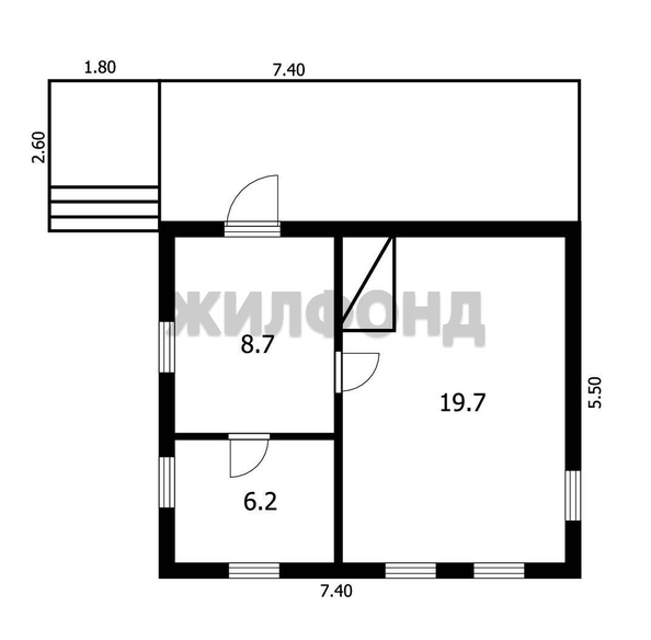 
  Продается дом 58 м². Фото 26.