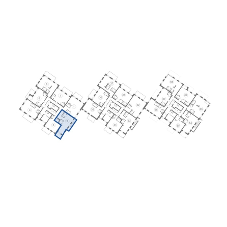
  Продается 2-комн. квартира 80.59 м², в ЖК Спектр, дом 10. Фото 2.