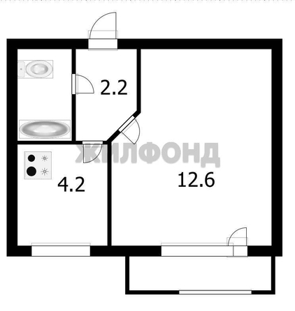 
  Продается 1-комн. квартира 21.2 м². Фото 9.