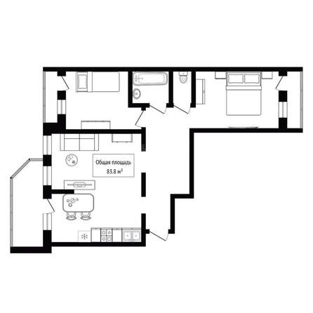 
  Продается 3-комн. квартира 83.8 м². Фото 22.