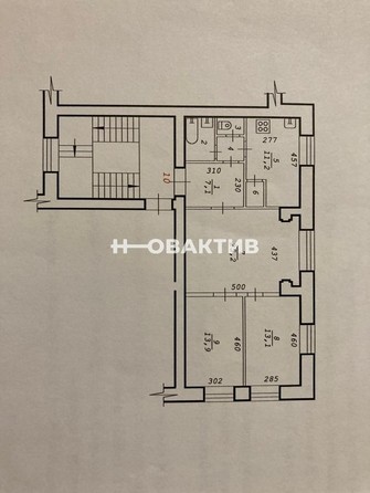 
   Продам 3-комнатную, 77.5 м², Советская ул, 26

. Фото 16.