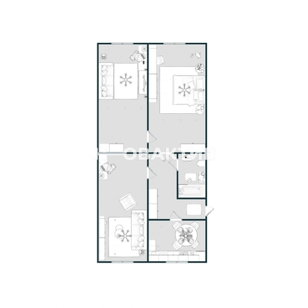 
   Продам 3-комнатную, 92.7 м², Ипподромская ул, 31

. Фото 2.