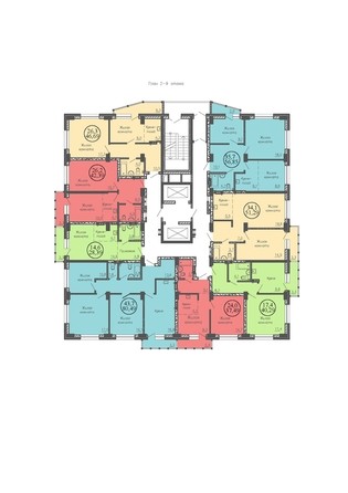 
   Продам 1-комнатную, 40.29 м², Red Fox (Ред Фокс) , дом 6/1

. Фото 1.