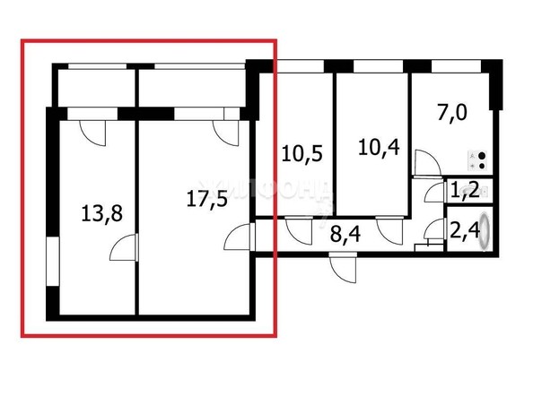 
   Продам комнату, 30.6 м², Зорге ул, 129/1

. Фото 2.