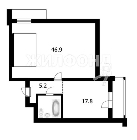 
   Продам 3-комнатную, 74.5 м², Бориса Богаткова ул, 253/4

. Фото 17.