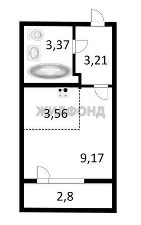 
   Продам студию, 19.2 м², Виктора Уса ул, 15

. Фото 19.