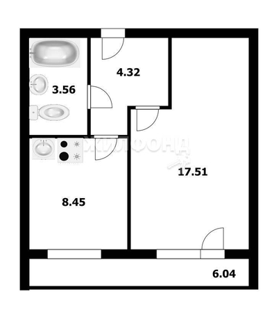 
   Продам 1-комнатную, 40 м², Зорге ул, 98

. Фото 24.