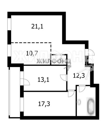 
   Продам 3-комнатную, 82.5 м², 1905 года ул, 73

. Фото 23.