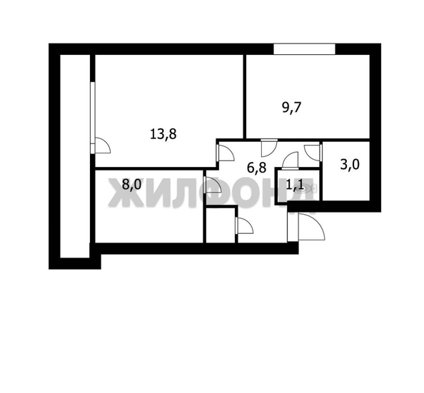 
   Продам 2-комнатную, 44.3 м², Садовая ул, 1в

. Фото 16.