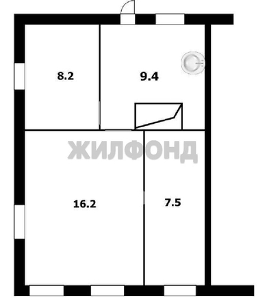 
   Продам дом, 45 м², Новосибирск

. Фото 9.