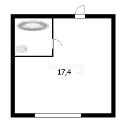 
   Продам студию, 17.4 м², Сухановская ул, 6а

. Фото 2.