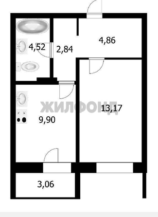 
  Продается 1-комн. квартира, 35.4 м², ЖК Радуга Сибири, дом 6
. Фото 8.