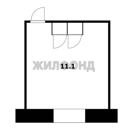 
   Продам секционку, 11.7 м², Дмитрия Донского ул, 23

. Фото 12.