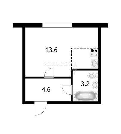 
   Продам студию, 21.3 м², Логовая ул, 30

. Фото 8.