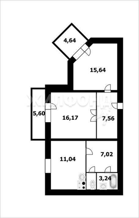 
   Продам 2-комнатную, 66.1 м², Новосибирская ул, 10

. Фото 36.