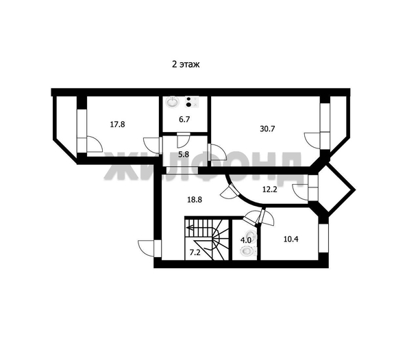 
   Продам 6-комнатную, 221 м², 1-й Римского-Корсакова пер, 5

. Фото 18.