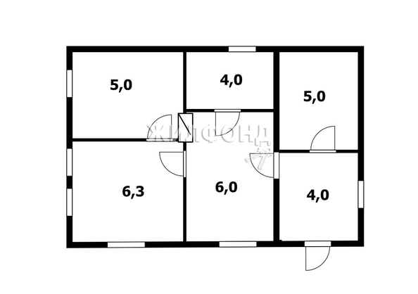 
   Продам дом, 30.3 м², Новосибирск

. Фото 6.