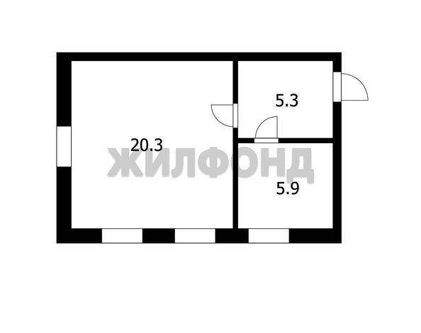 
  Продается 1-комн. квартира, 31.5 м², Маяковского ул, д. 12
. Фото 2.