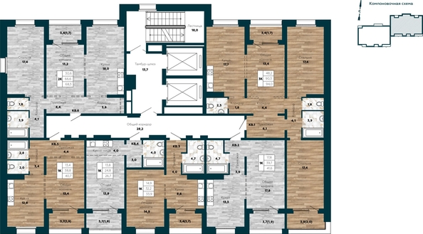 
   Продам 2-комнатную, 68.3 м², Галактика, дом 4 Марс

. Фото 1.