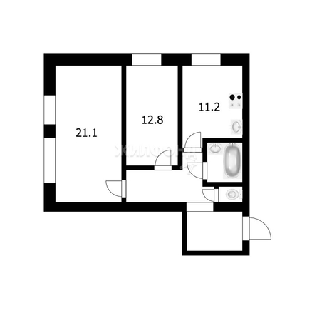 
   Продам 2-комнатную, 62.3 м², Якушева ул, 16/1

. Фото 15.