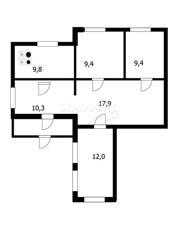 
   Продам дом, 70 м², Новосибирск

. Фото 19.