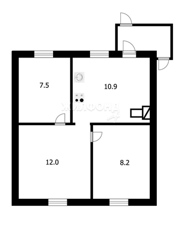 
   Продам дом, 39.6 м², Новосибирск

. Фото 7.