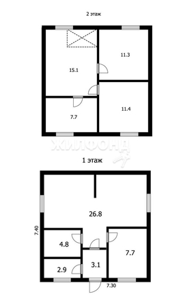 
   Продам дом, 98 м², Новокаменка

. Фото 23.