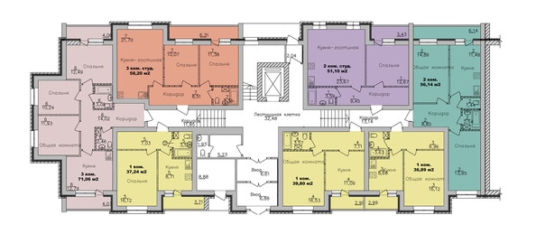 
   Продам 2-комнатную, 51.1 м², Дивногорский, дом 22

. Фото 1.